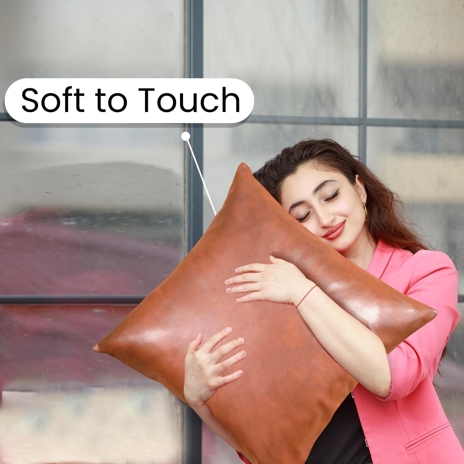Pillow Covers, Couch Pillows Cover, Soft Decorative Pillow Covers, Pillowcase for Bed Sofa Chair Bedroom Home Farmhouse Decor Living Room Home Decor (60 × 60 CM) Pillow Covers, Couch Pillows Cover, Soft Decorative Pillow Covers, Pillowcase for Bed Sofa Chair Bedroom Home Farmhouse Decor Living Room Home Decor (60 × 60 CM)